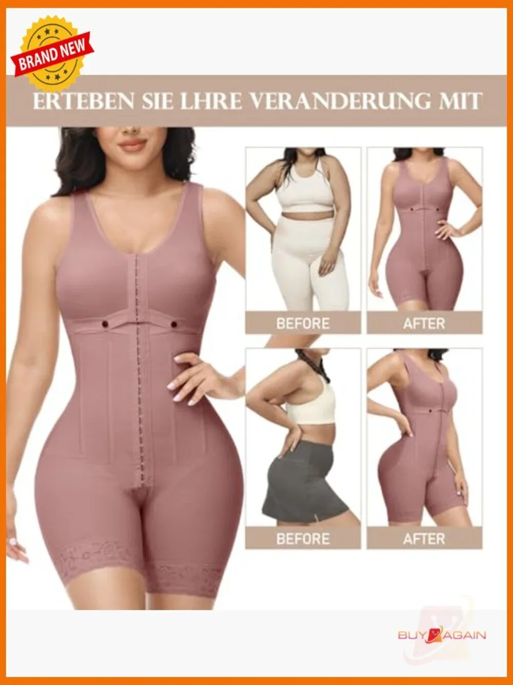 Fajas Colombianas Shapewear Bodysuit Tummy Control Postpartum